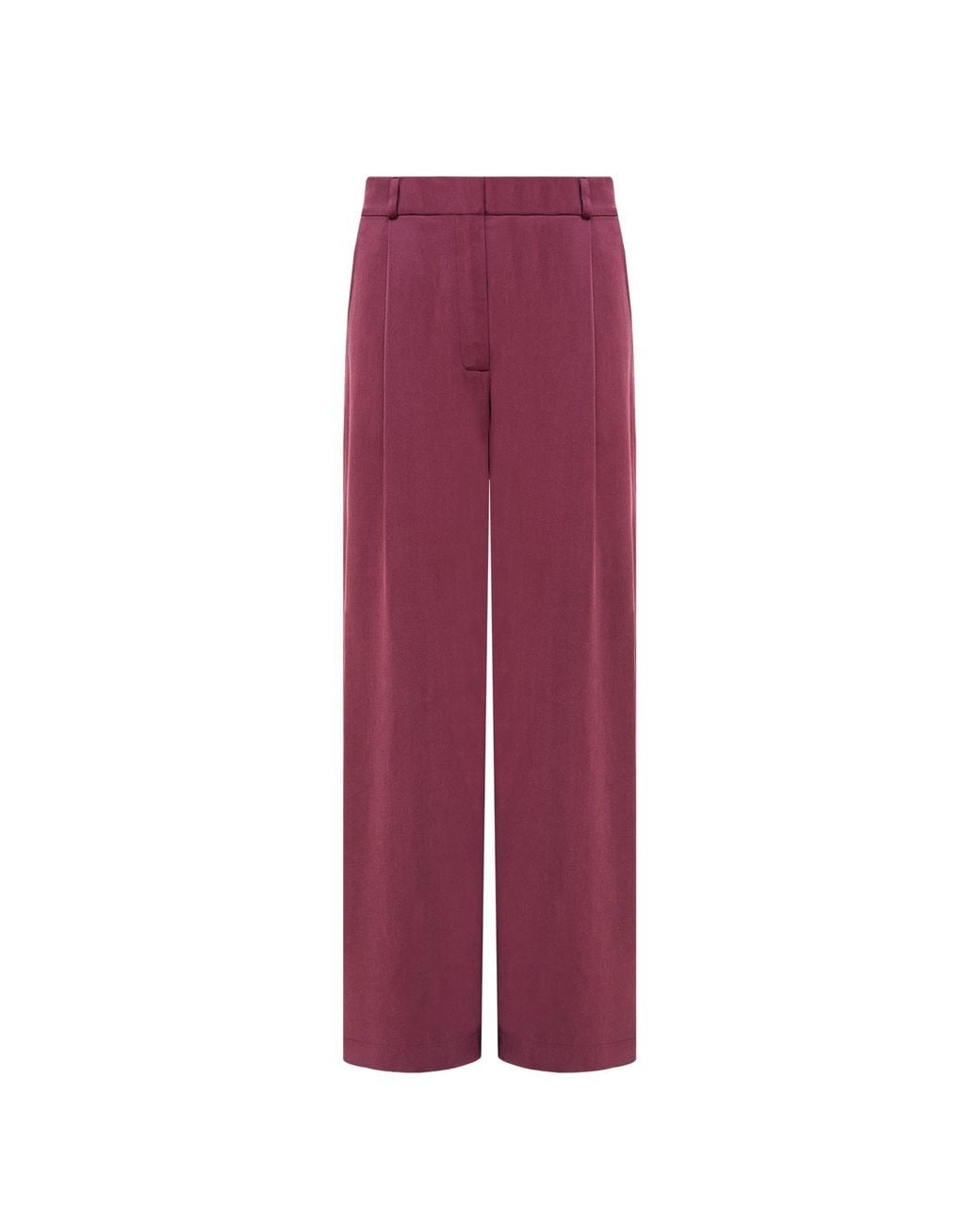 Mandragora Purple Naia Trousers Burgundy