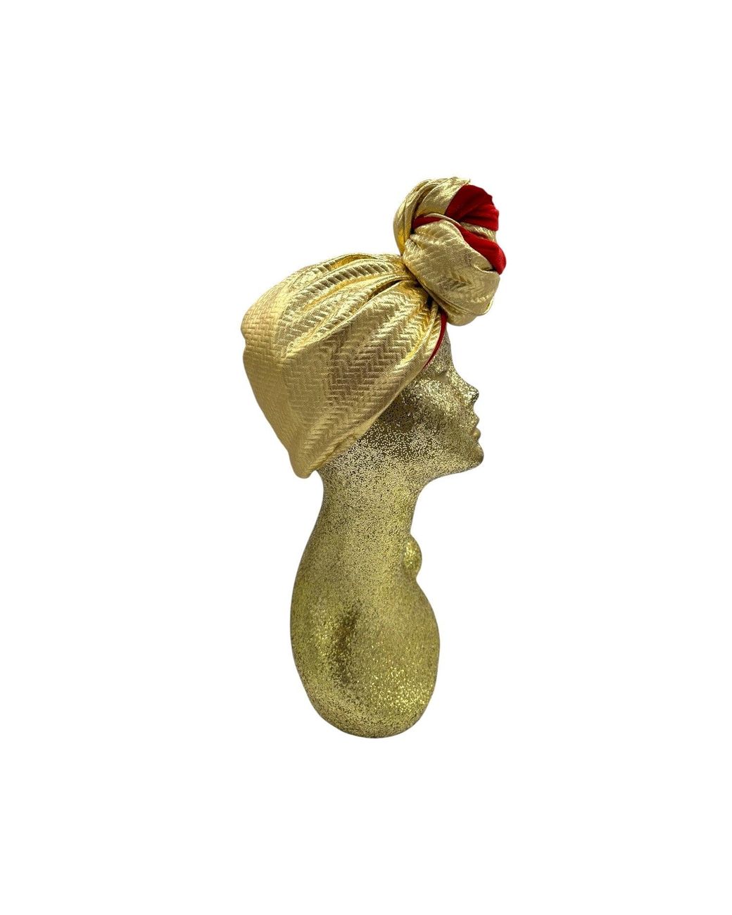 Julia Clancey Red Classic Zia Ruby Reversible Turban