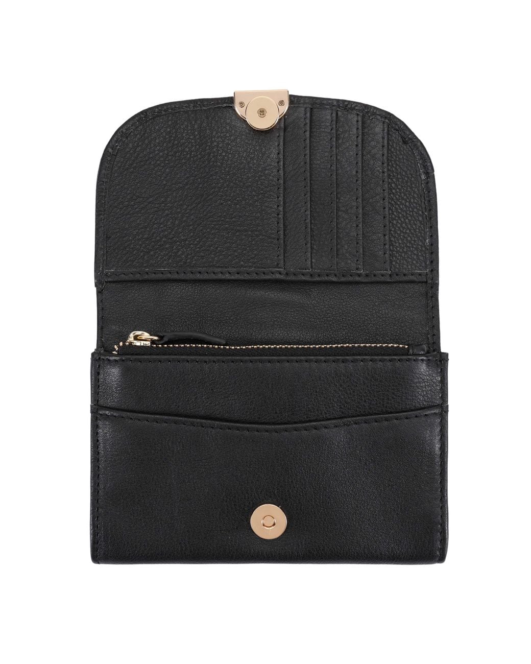 Paul Costelloe Black Kate Leather Purse