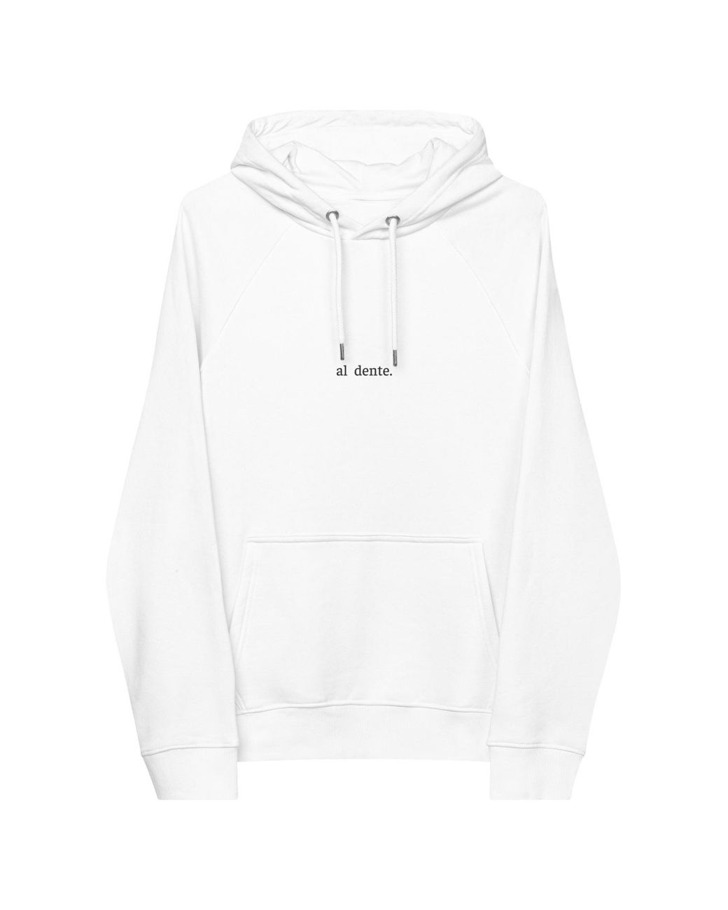 Anchor and Crew White Eleven Life, Al Dente Editions Organic Cotton Hoodie