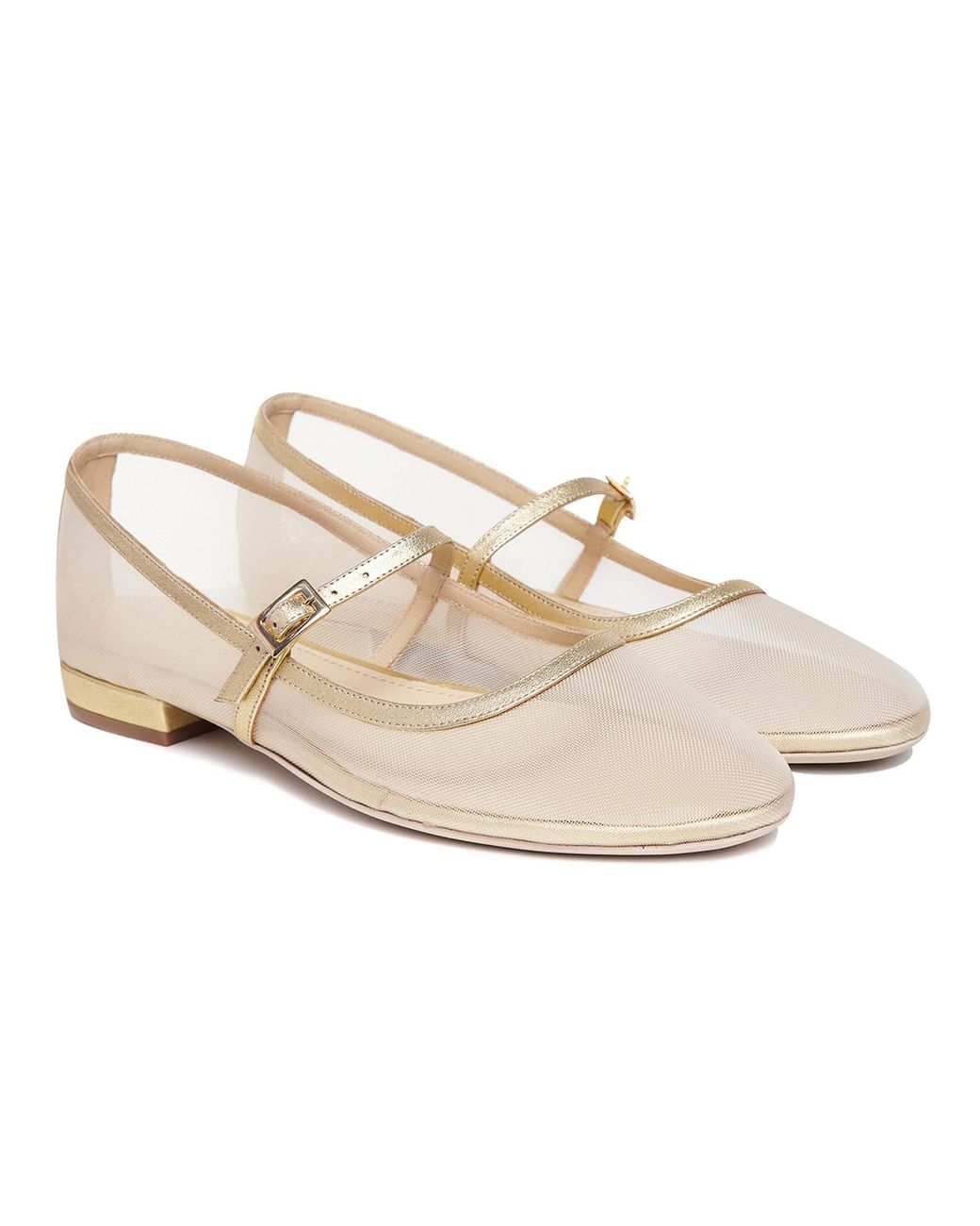 Ginissima Natural Neutrals Nude Mimi Round Toe Mary-Jane