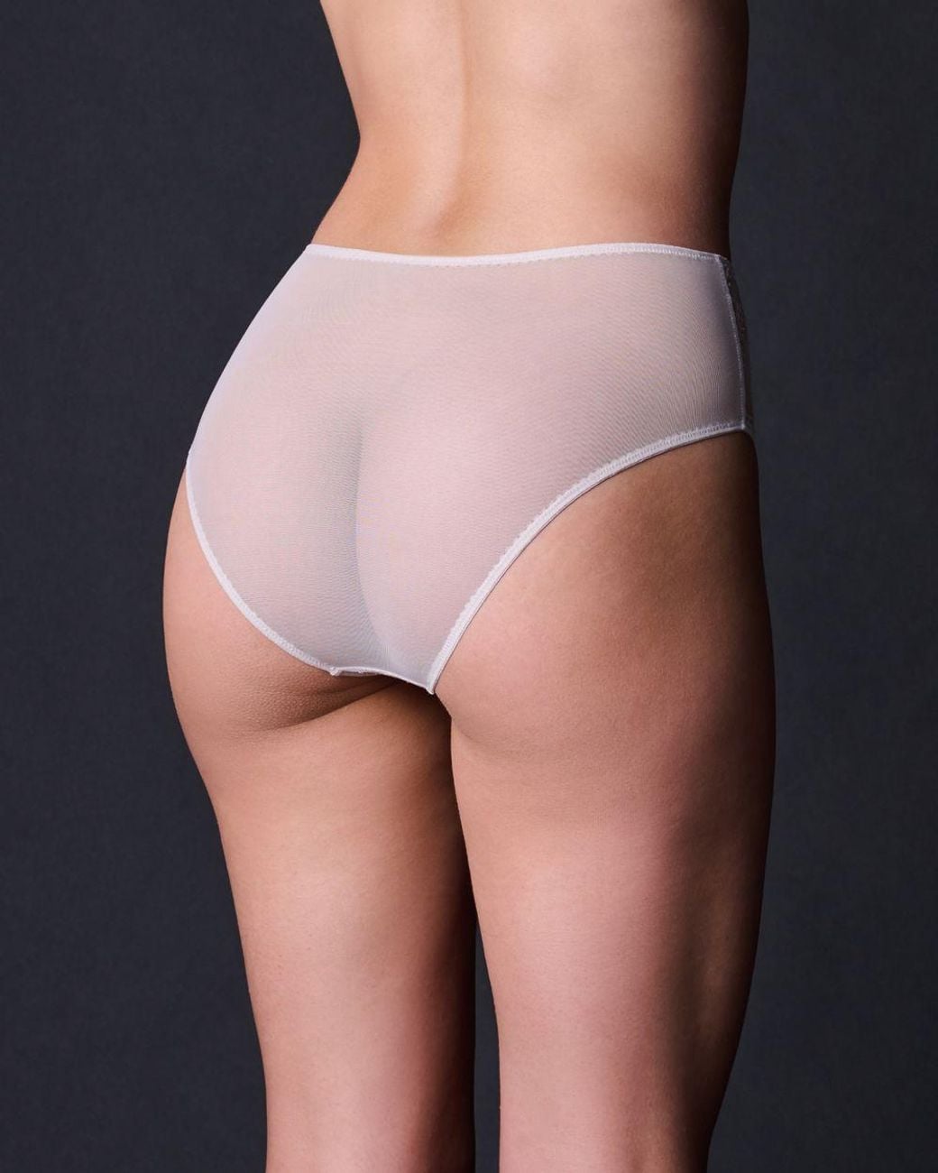 Journelle White Romy High Waist Brief Petal