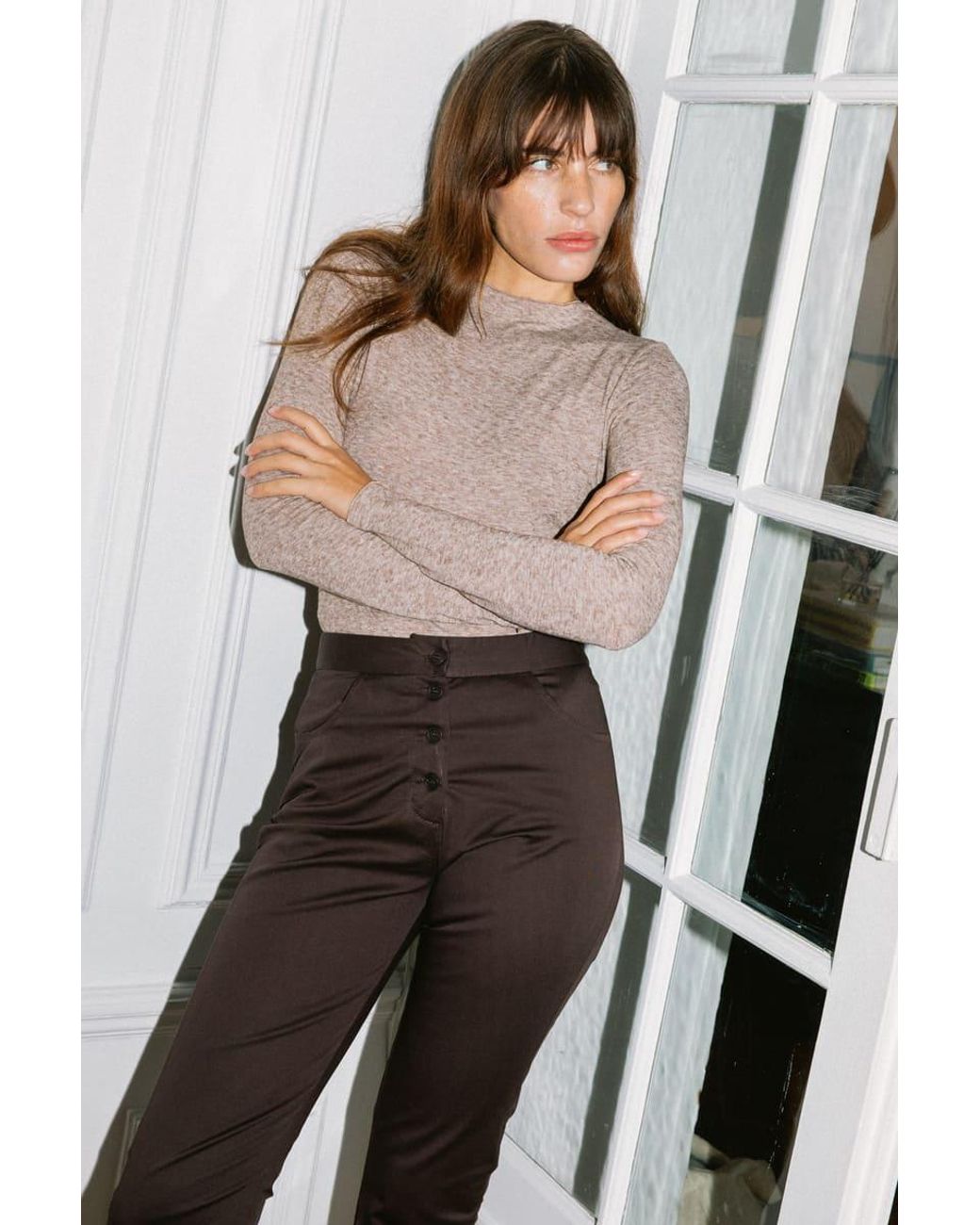 AVANI Apparel Brown Avena Pants