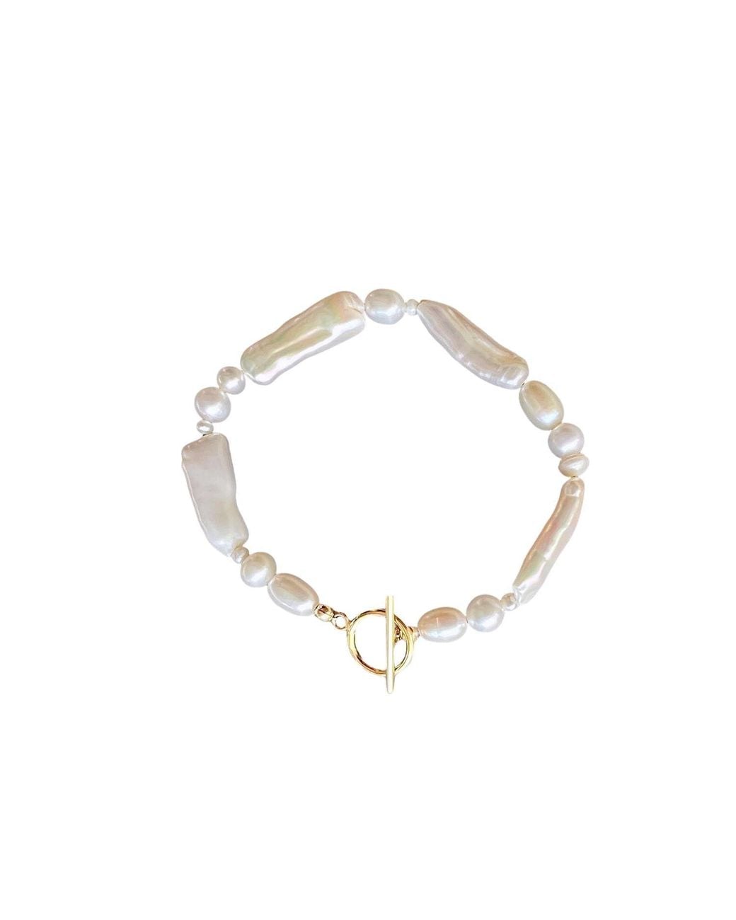 Astor & Orion Metallic Freshwater Keishi Pearl Bracelet Clasp
