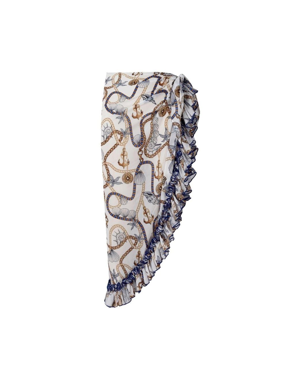 Nur Karaata White Lily Tropezienne Long Pareo