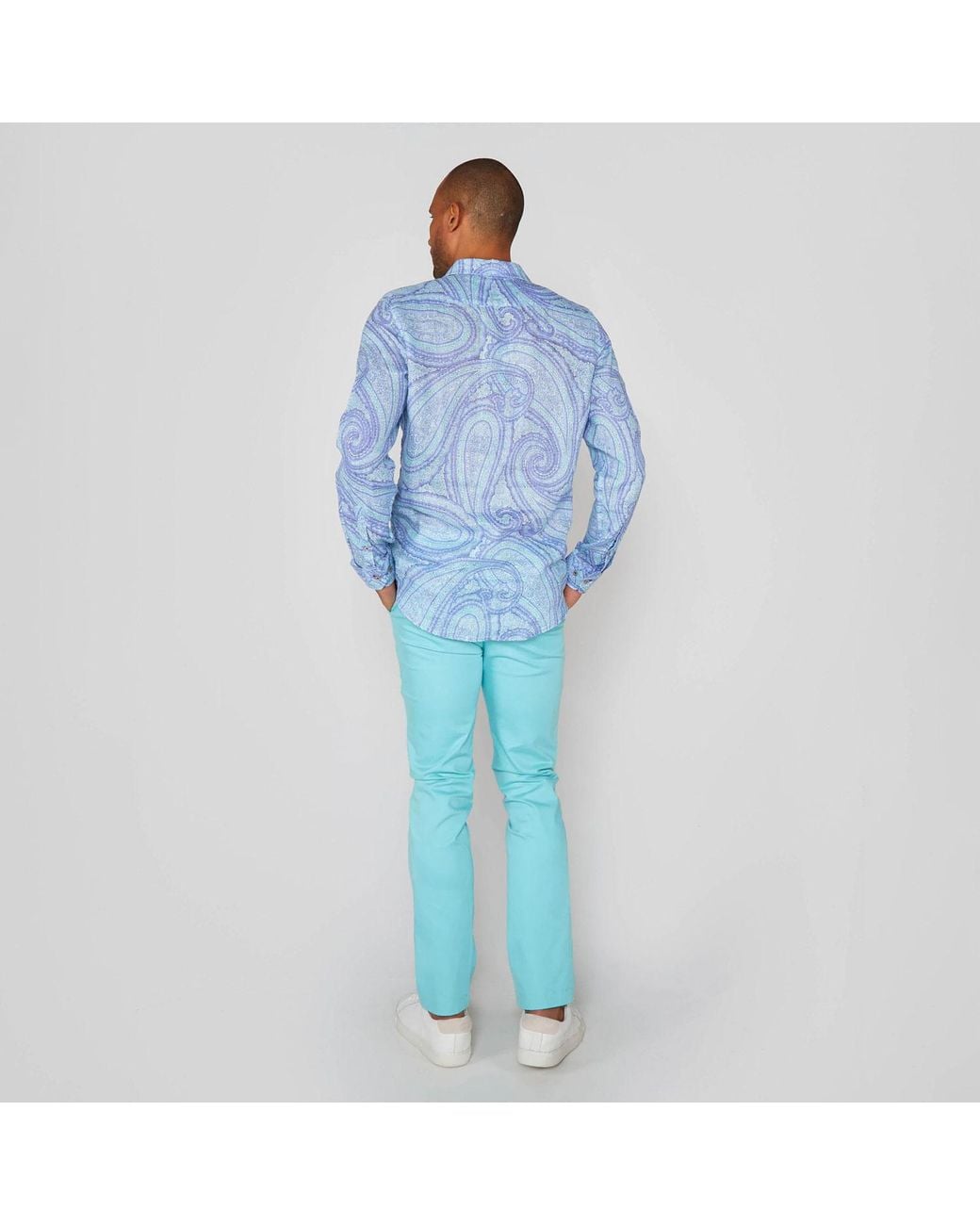 Lords of Harlech Blue Jack Pant for men