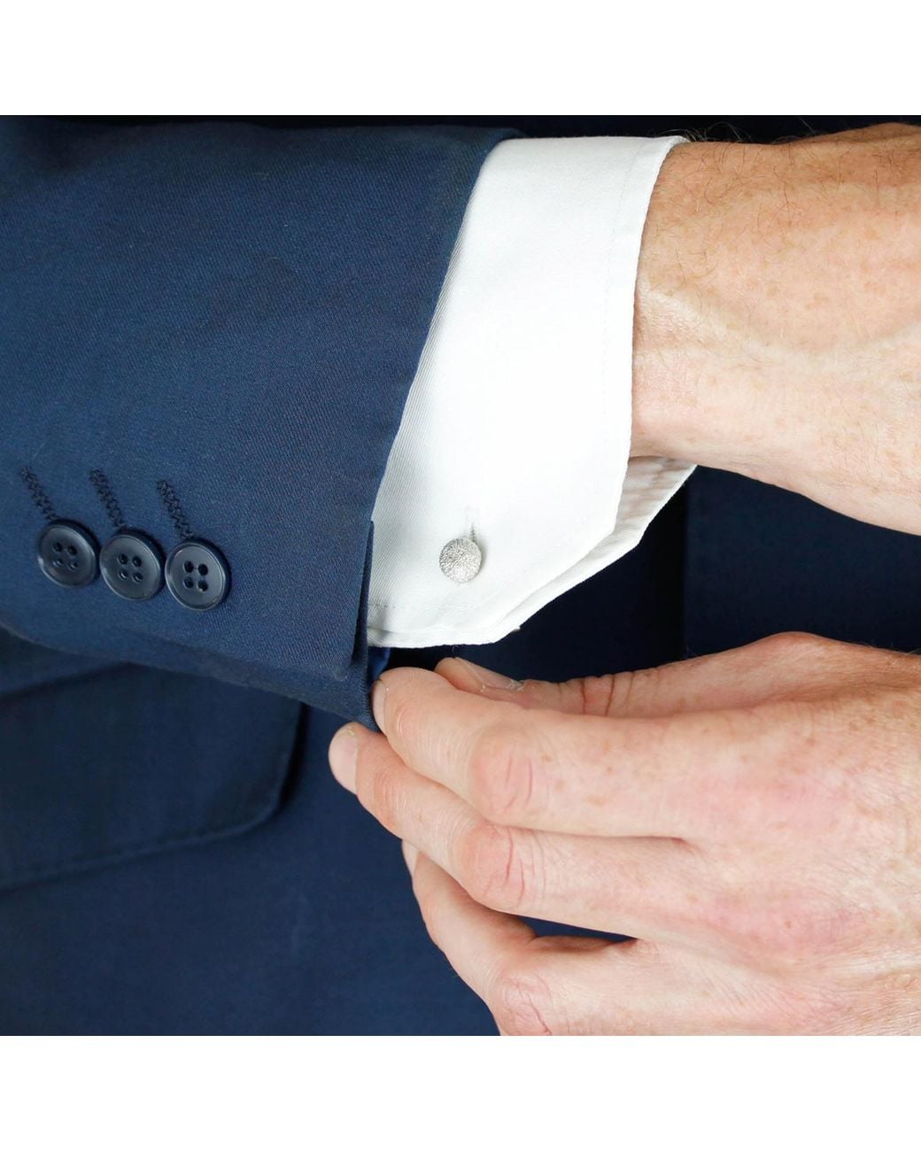 Lee Renee Multicolor Dahlia Cufflinks for men