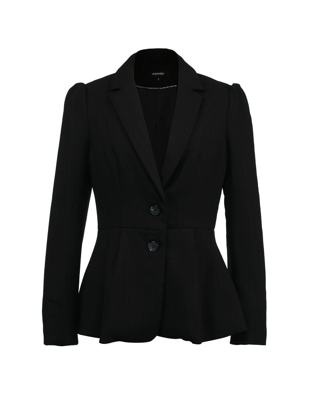 Smart and Joy Black Fit And Flare Blazer
