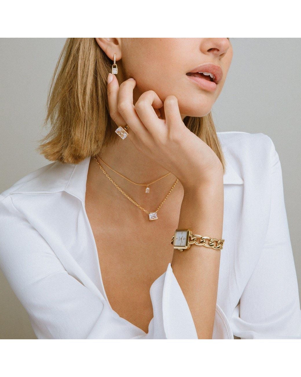 Sif Jakobs Jewellery Metallic Necklace Roccanova Piccolo