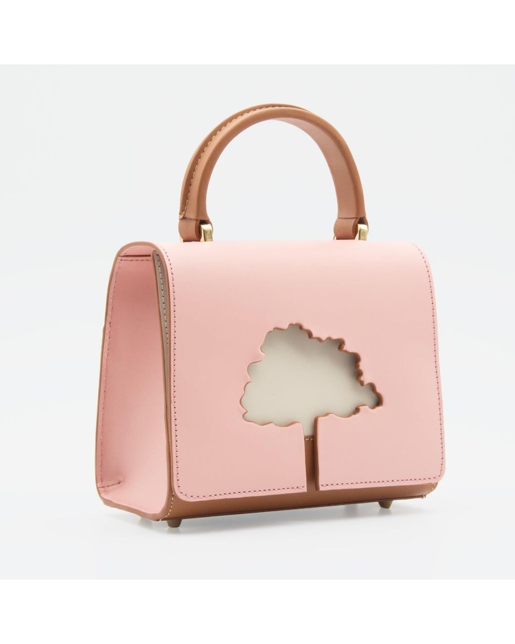 Absurde Pink One Way Leather Bag
