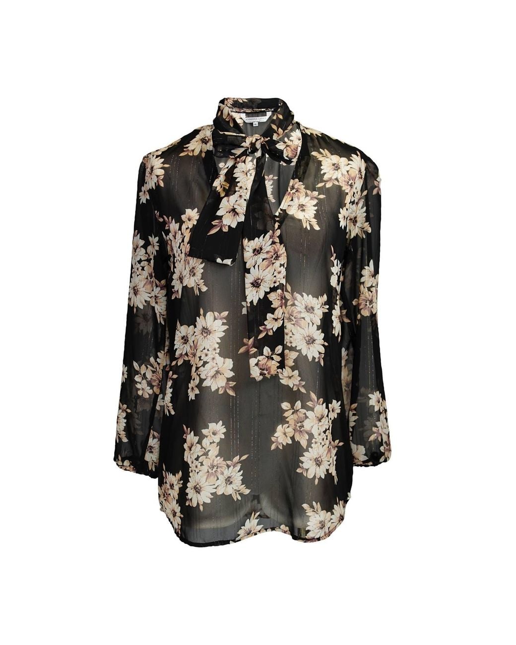 Jennafer Grace Natural Liza Tie Blouse