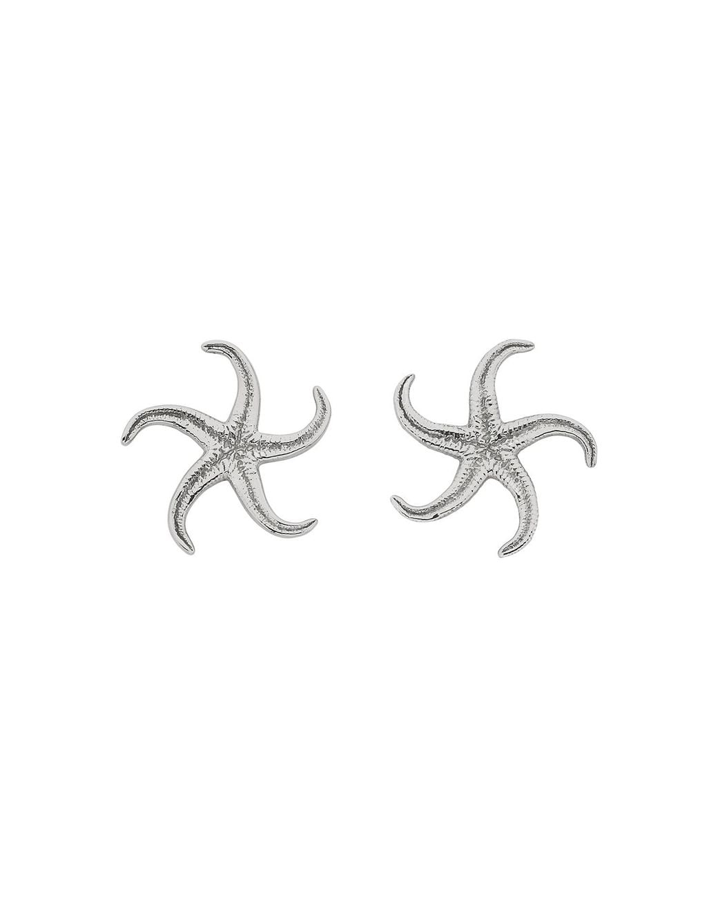 Zoe & Morgan Metallic Starfish Earrings