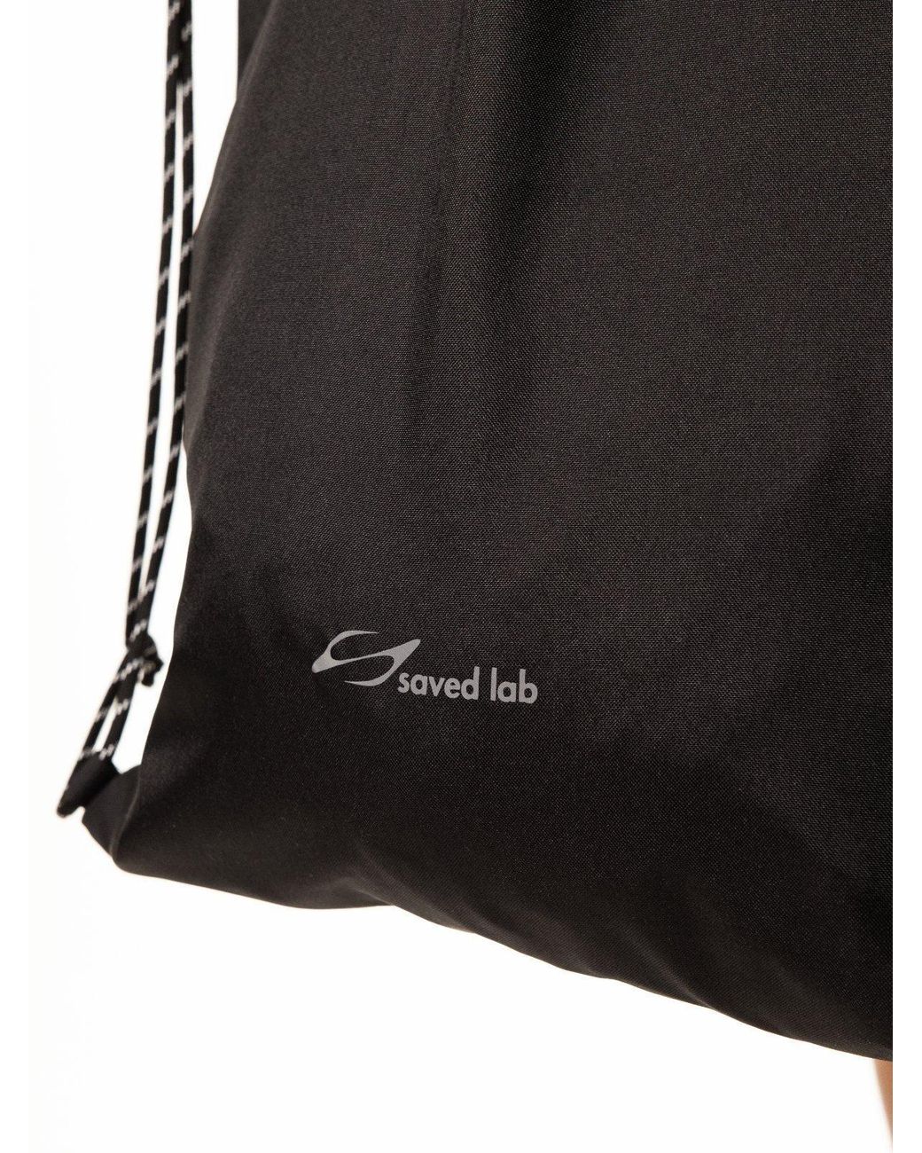 Saved Lab Black Tote Bag for men