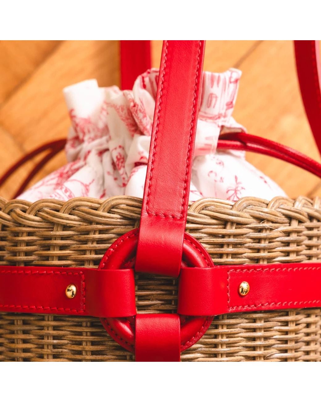L’orangerie D’isabella Red Berry Picking Bag