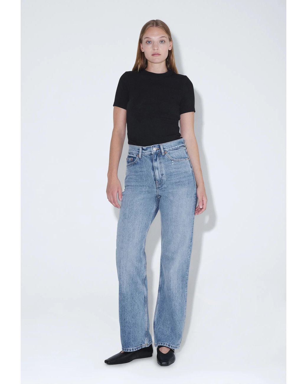 Dr. Denim Blue Echo High Straight