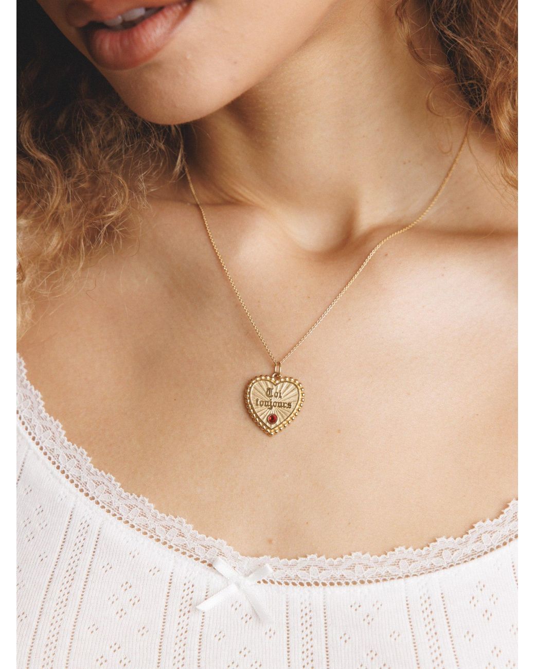 Déclarer Metallic Toi Toujours Necklace