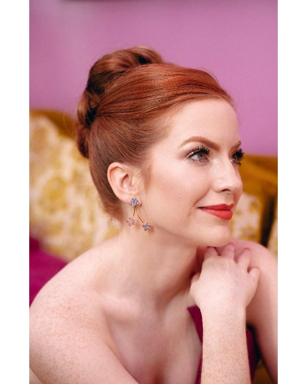 The Pink Reef Blue Spring Earring