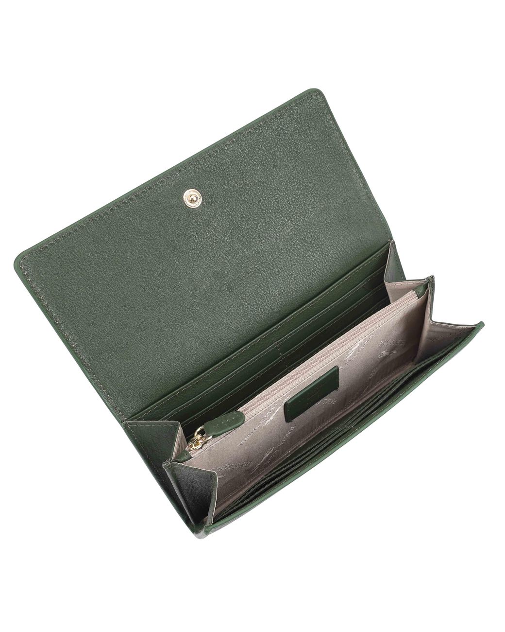 Paul Costelloe Green Accra Leather Wallet Purse