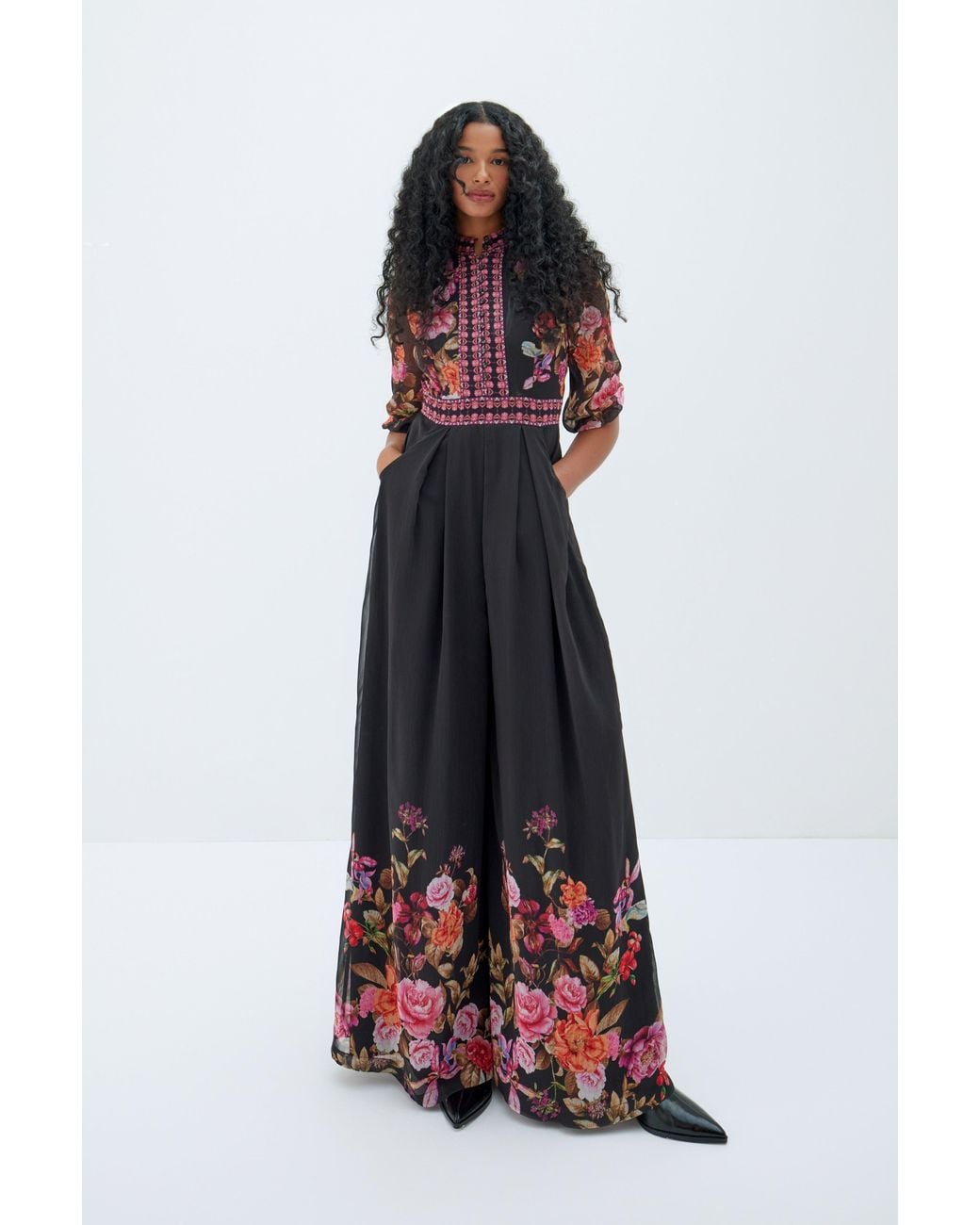 Raishma Red Harper Jumpsuit