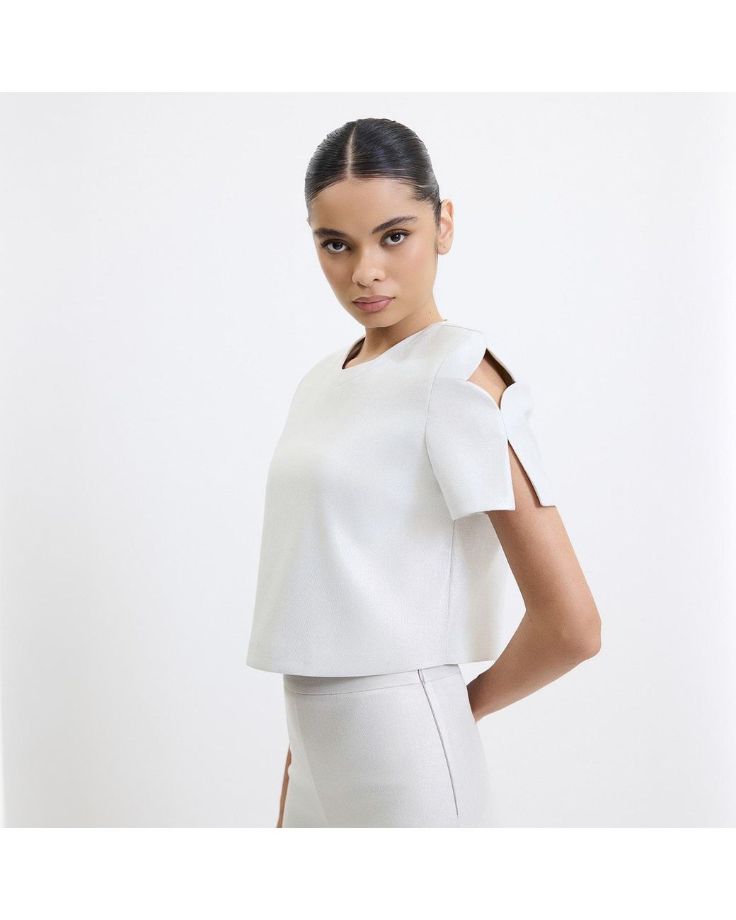 Saint Ones Gray Argentis Blouse