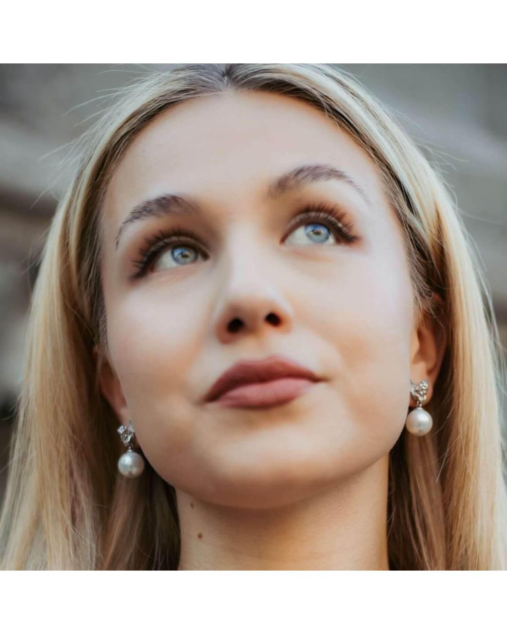 Ogé Jewelry Metallic Ascend Pearl Earrings