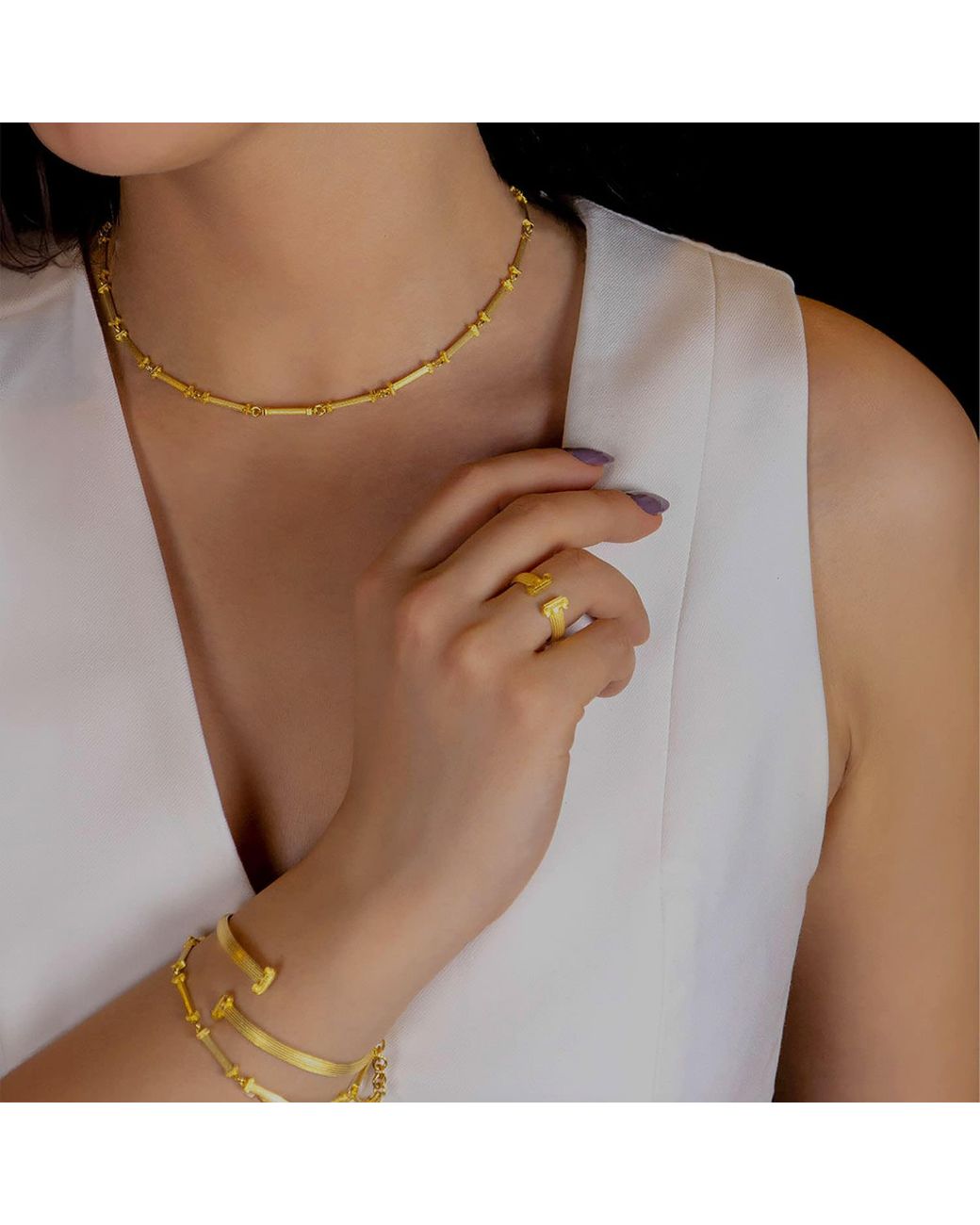 Ece London Metallic The Ionic Cuff
