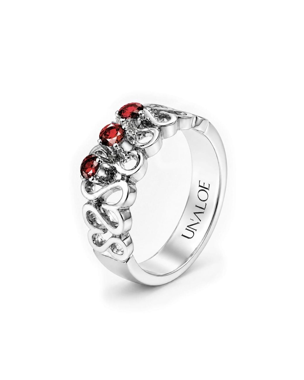 Unaloe White Cubic Zirconia Statement Ring – Sterling