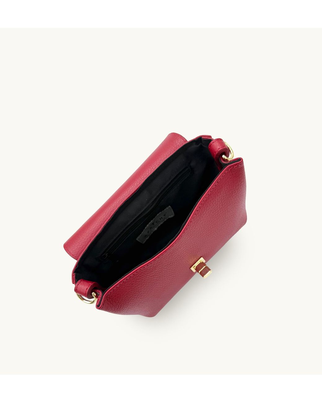 Apatchy London Red The Maisie Mini Leather Bag