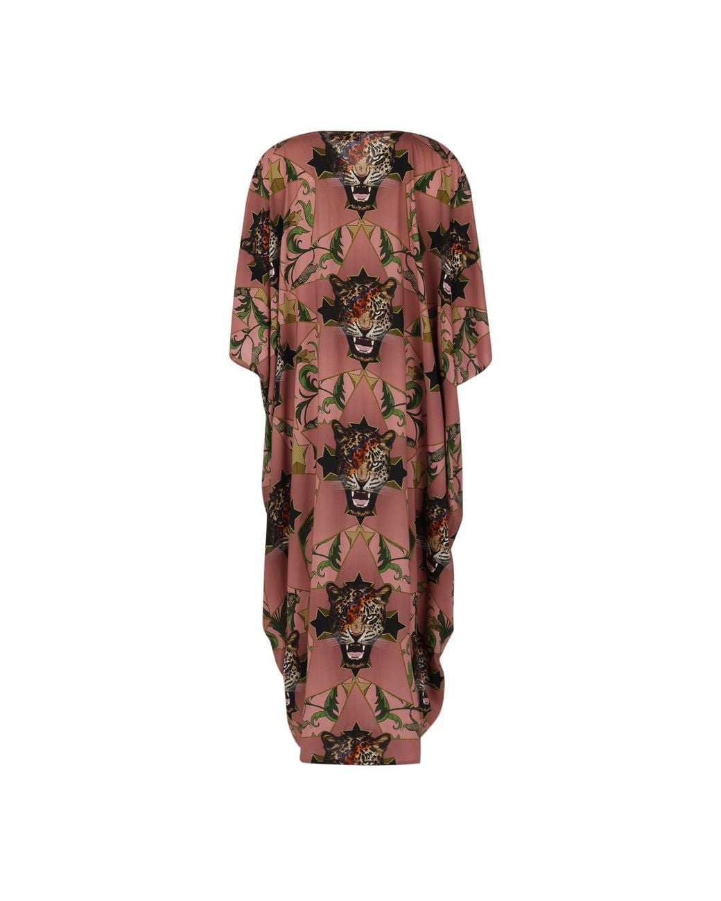 Henelle Brown Starlight Leopard Kaftan Dress
