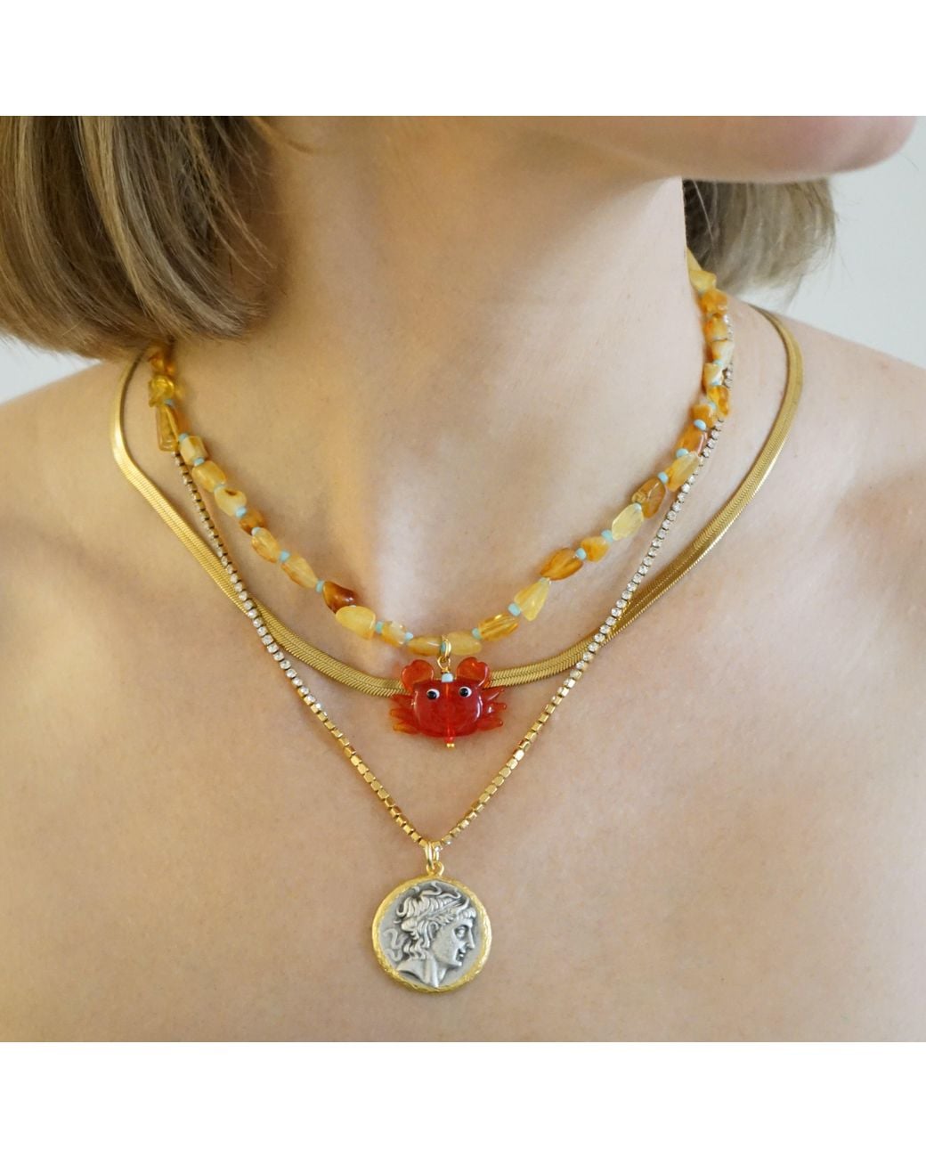 Smilla Brav Metallic Necklace Rome