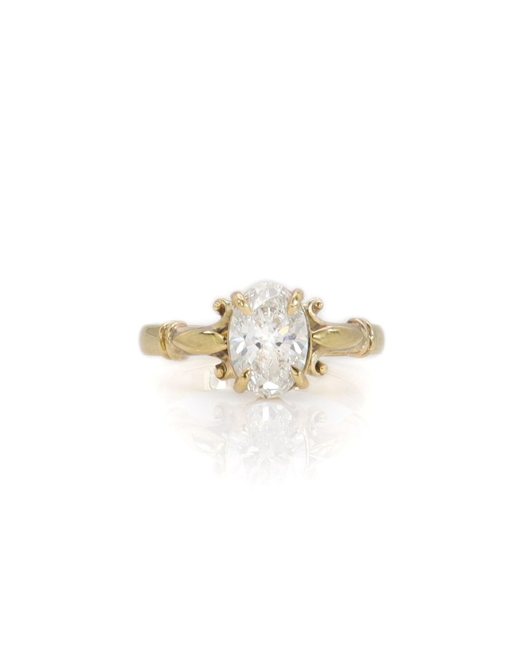 Gabriella Alicia Metallic Volute Ring