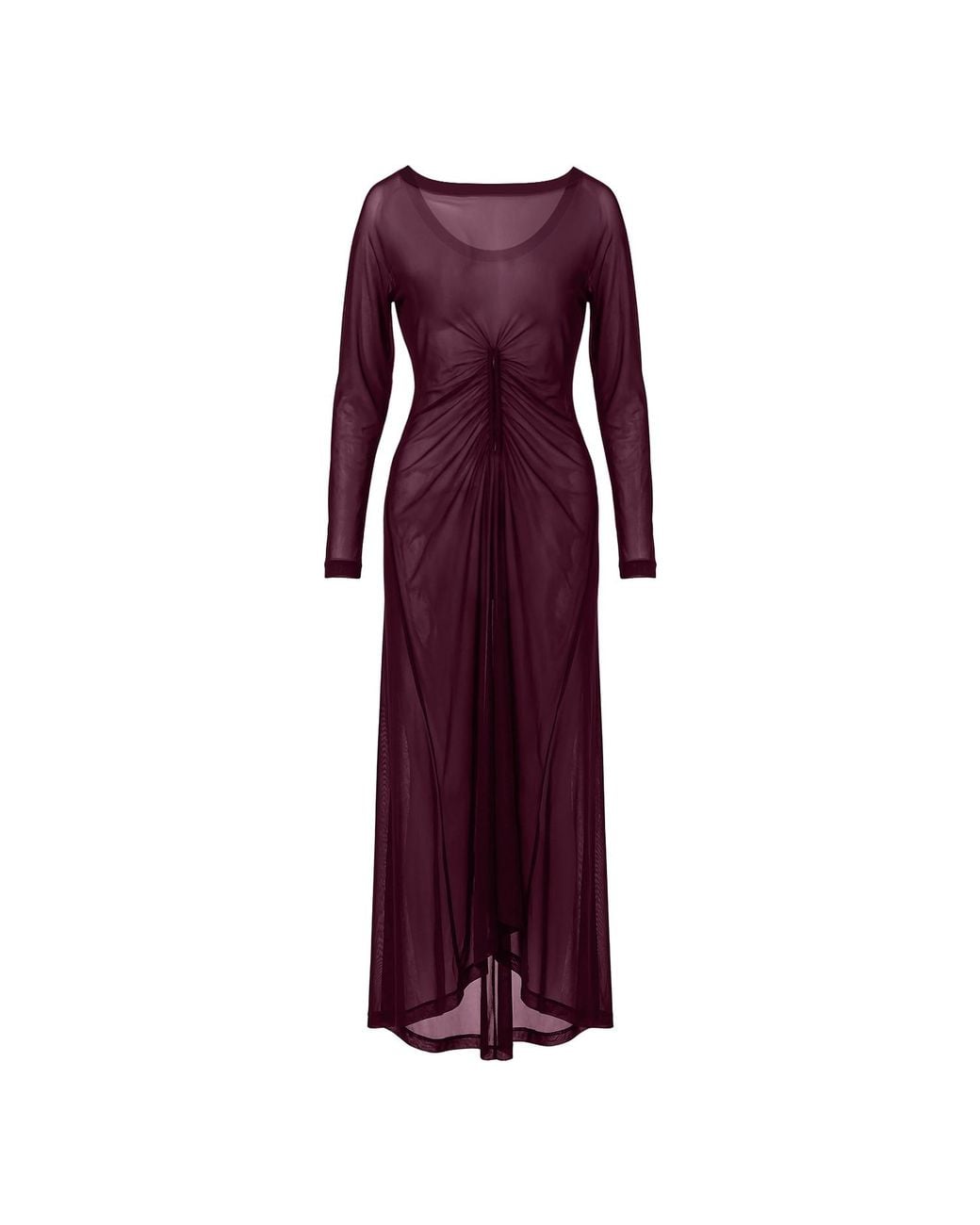 Serotone Swim Purple Mesh Long Dress
