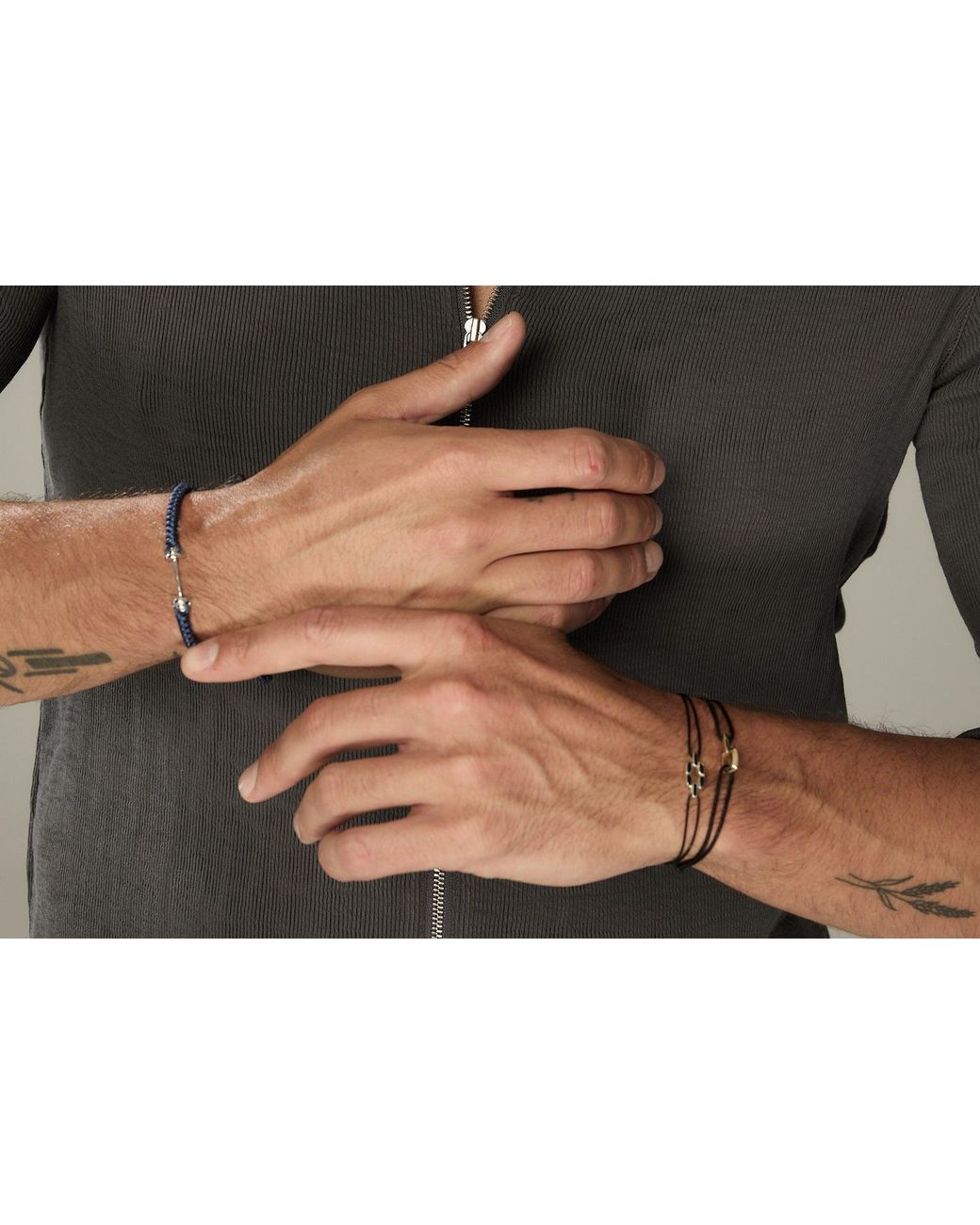 Reis Jewellery Black Starline Rope for men