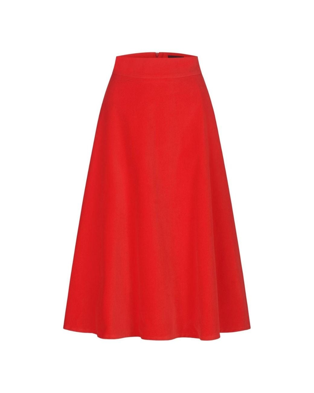 Marianna Déri Red Velvet Skirt
