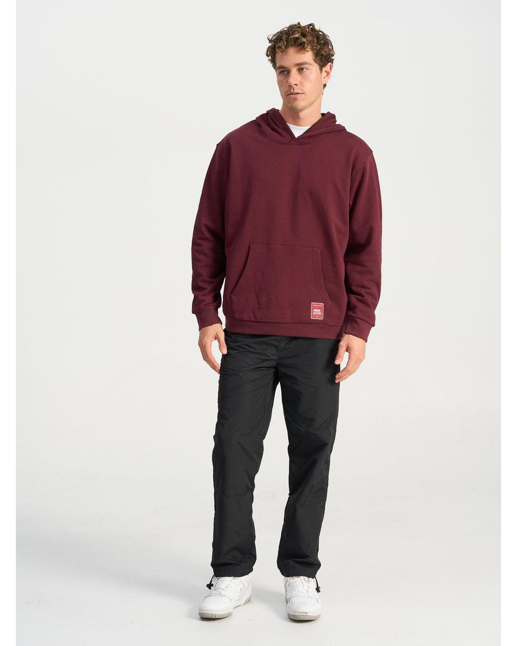 Bondi Active Red Forma Varsity Hoodie for men