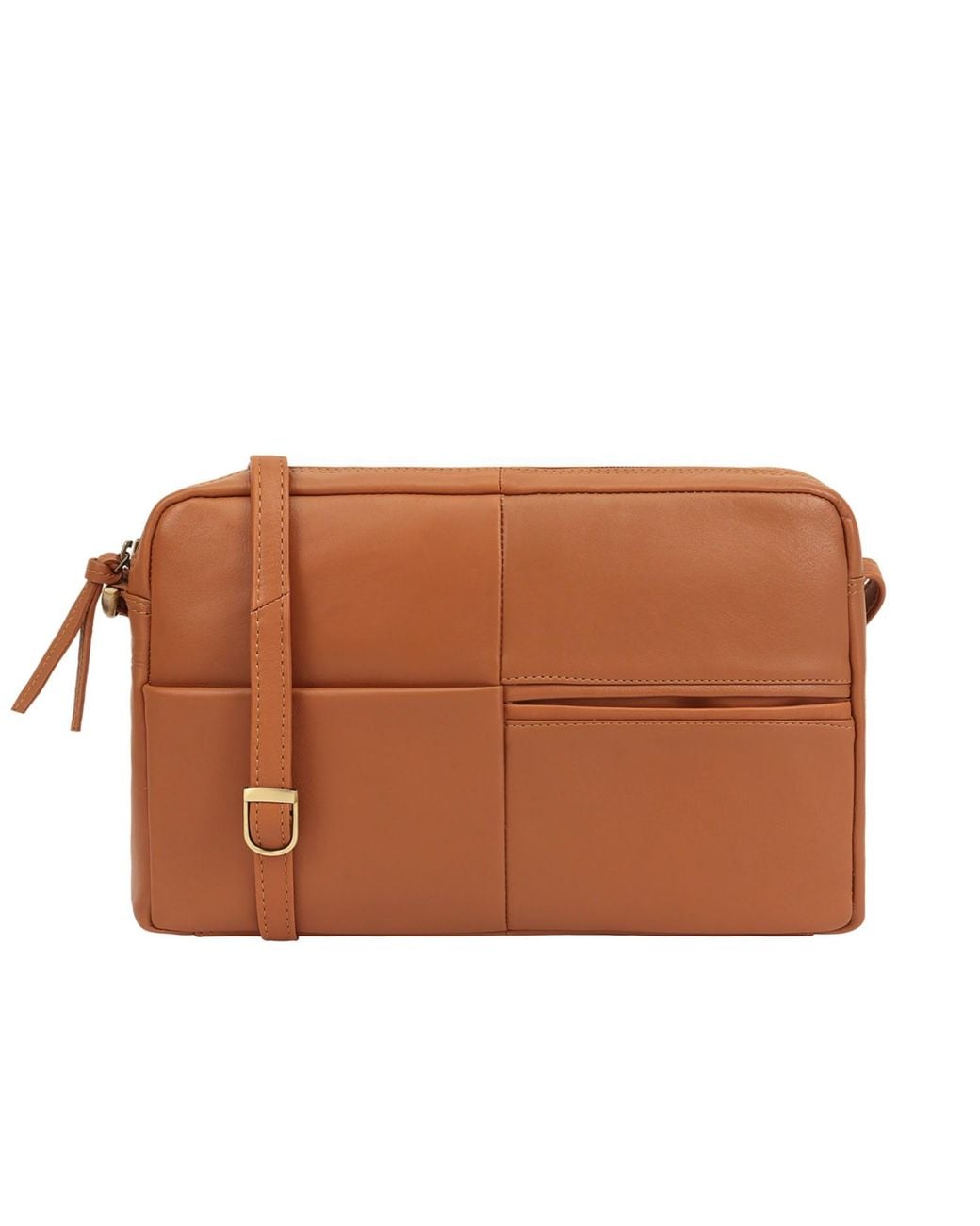 Lloyd Baker Brown Batian Leather Crossbody Bag