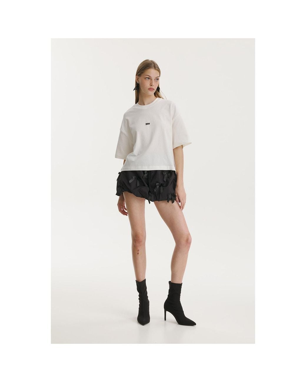 mysimplicated Black Noir Balloon Bow Skirt
