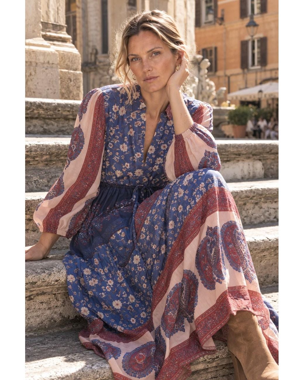 Bindu Purple Eva Dress