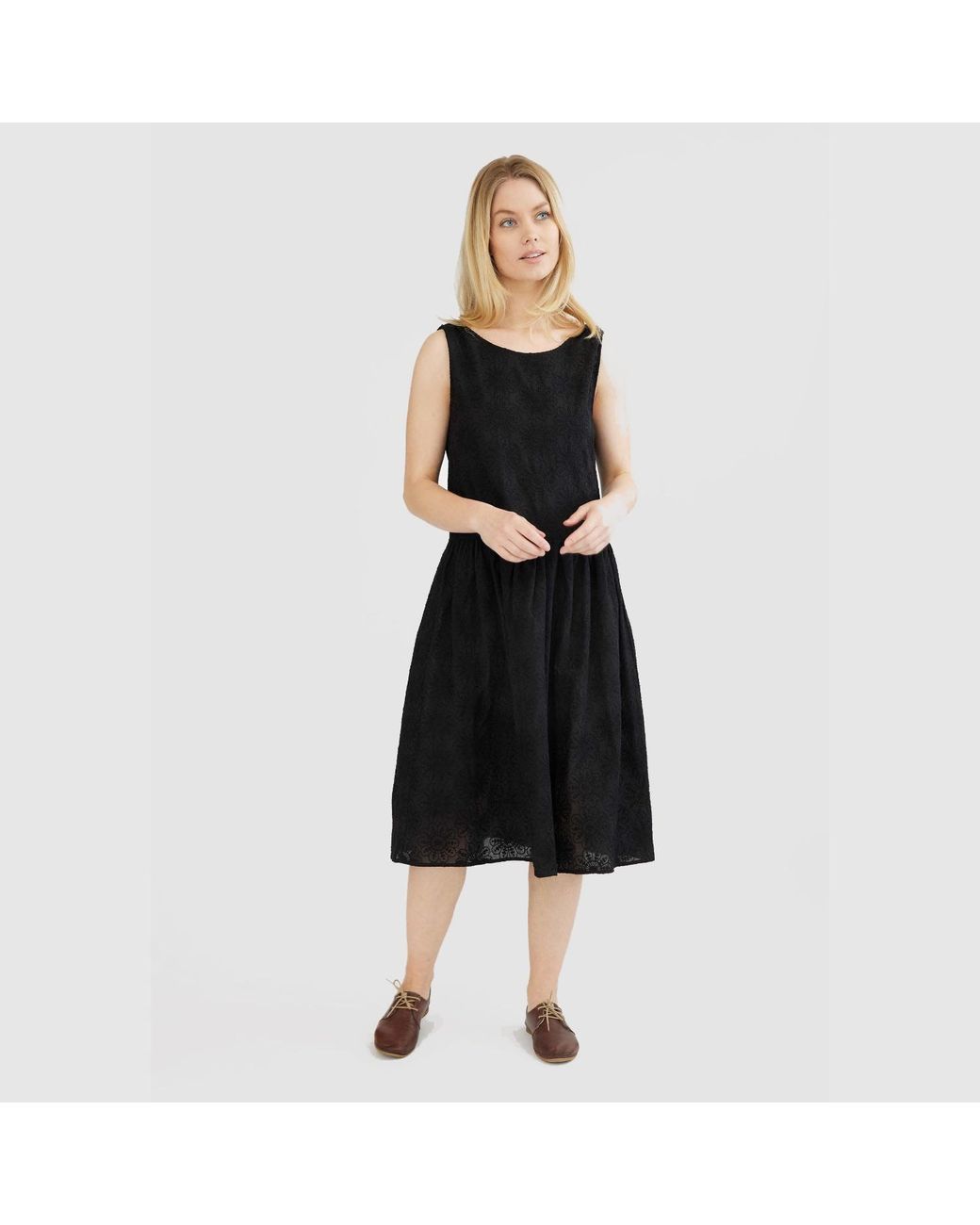 GROBUND Black The Vilma Dress
