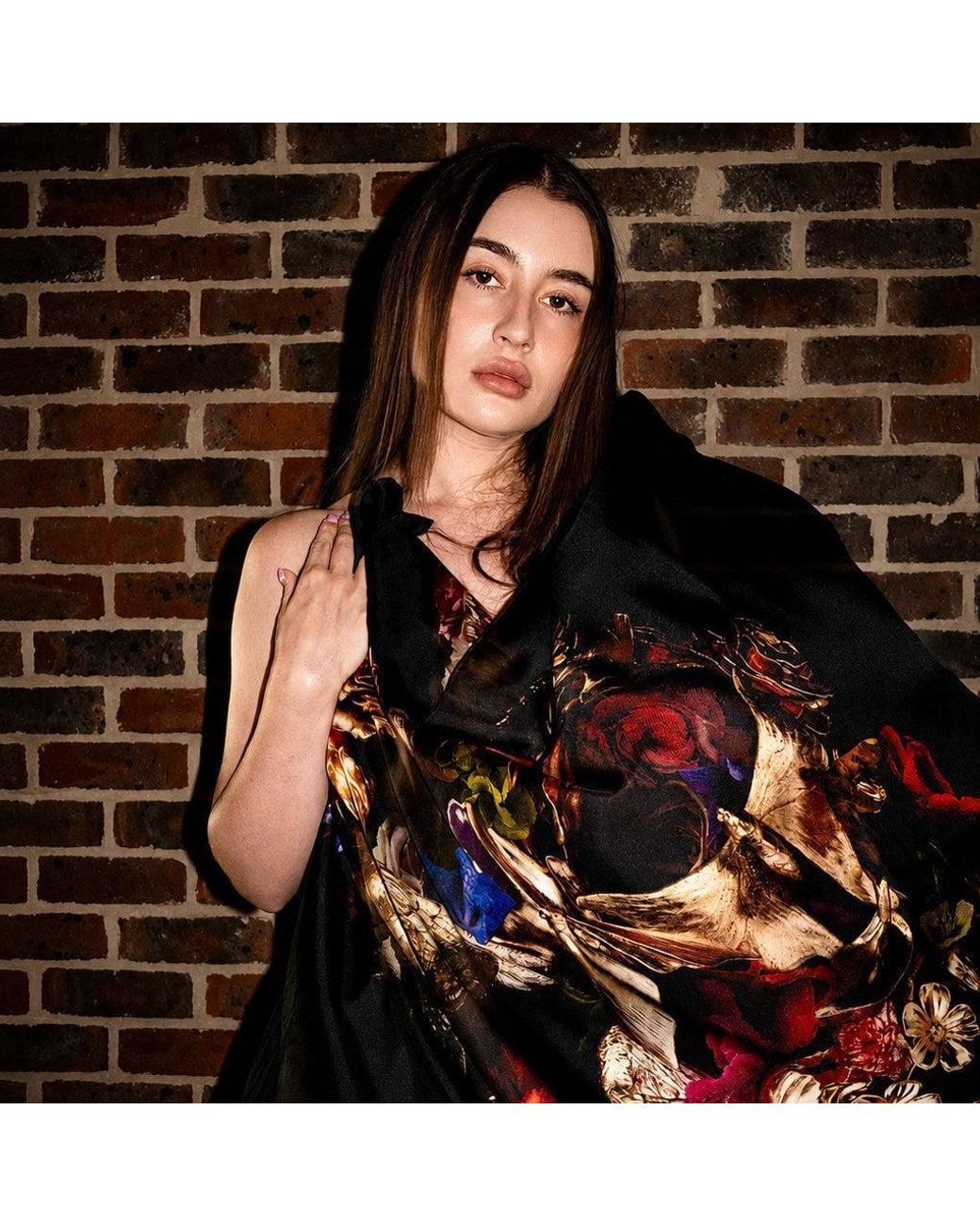 Garyjamesmcqueen Black The Vanitas Foulard