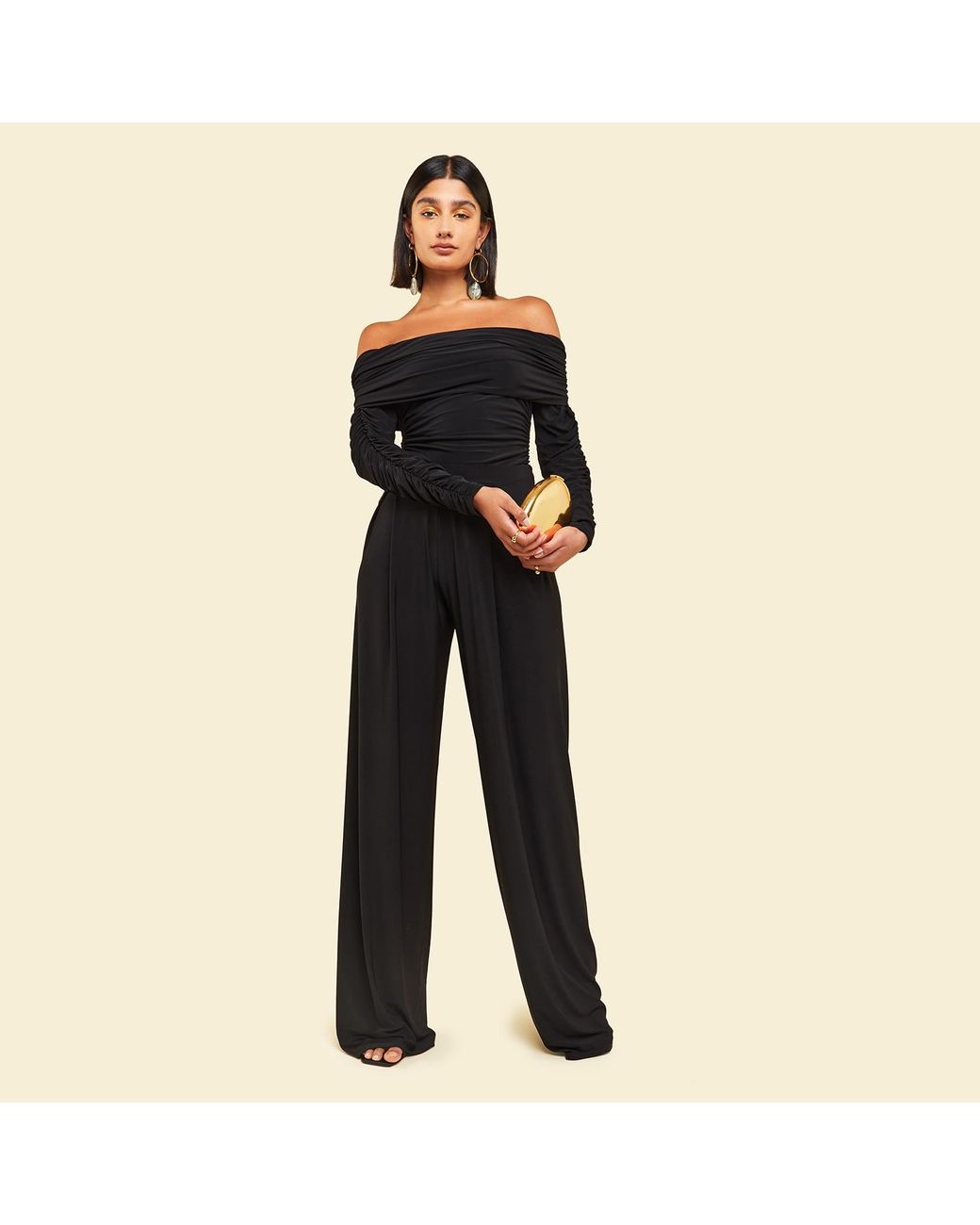 Celestine & Mae Black Florentina Bodysuit
