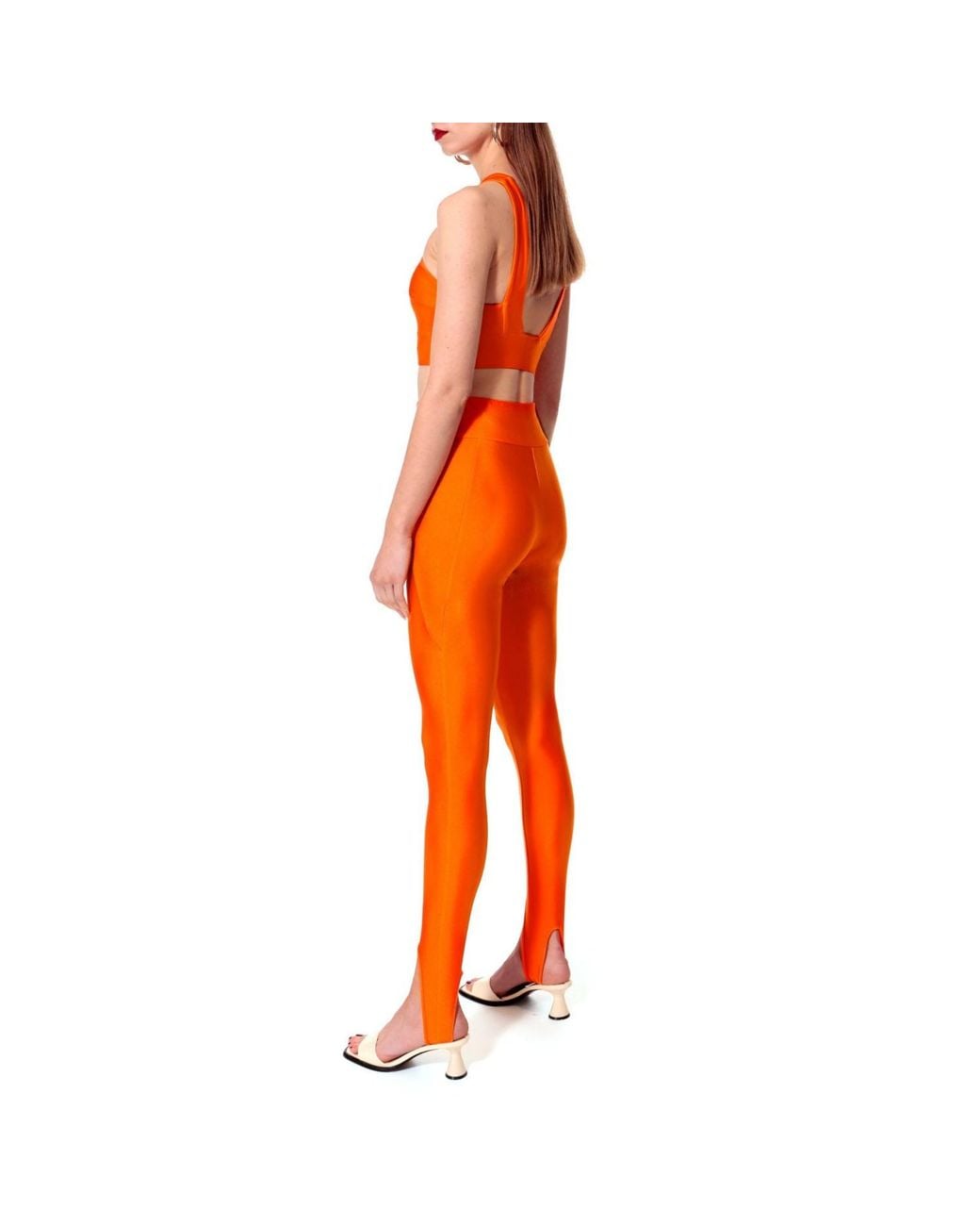AGGI by HALEWSKI Isla Neon Orange Top