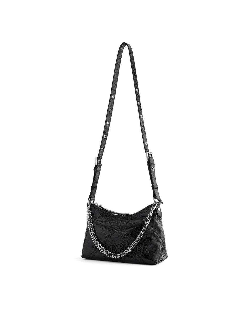 Orange Cube Black Metropolitan Shoulder Bag