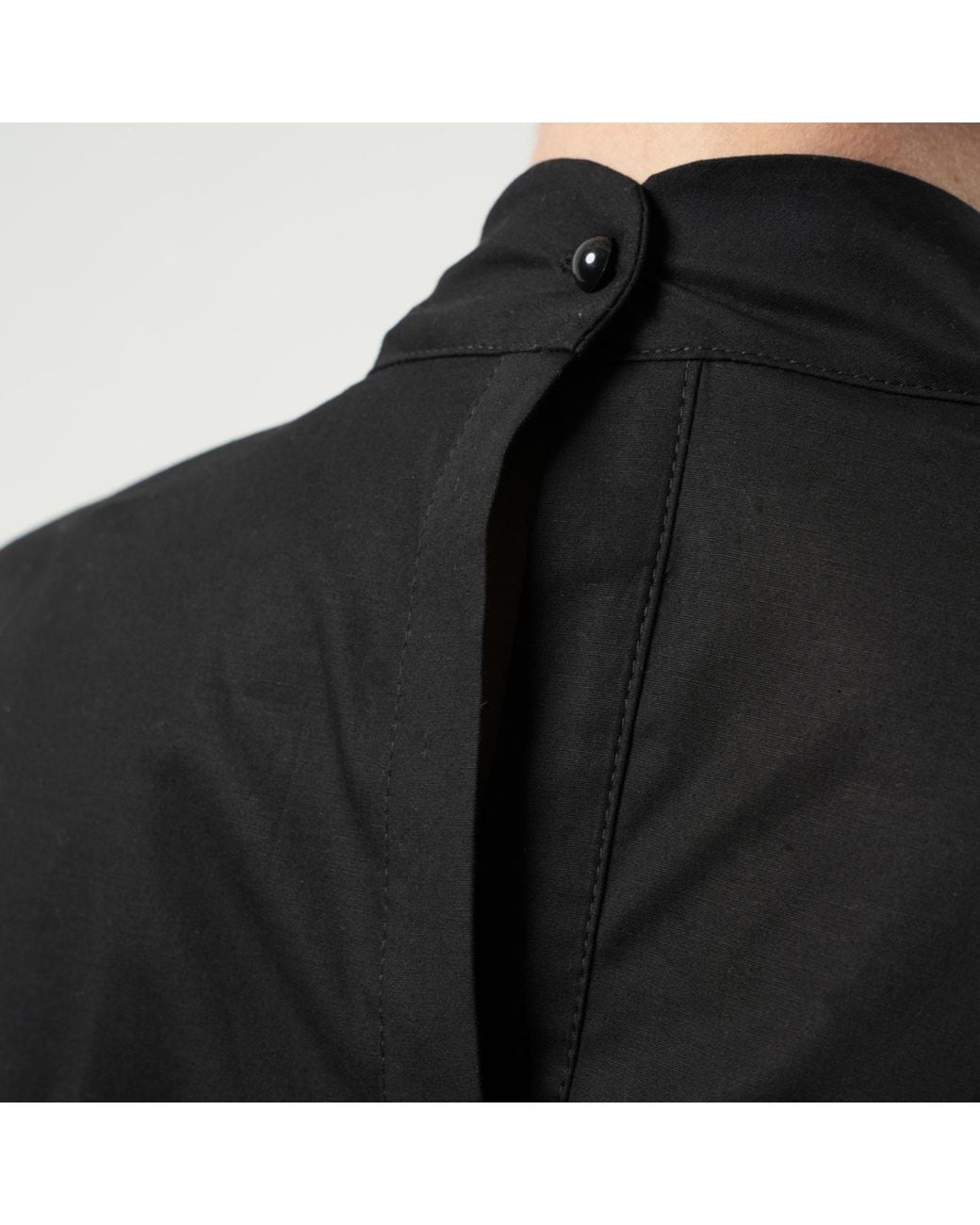 Metamorph Black Asymmetric Loose Shirt