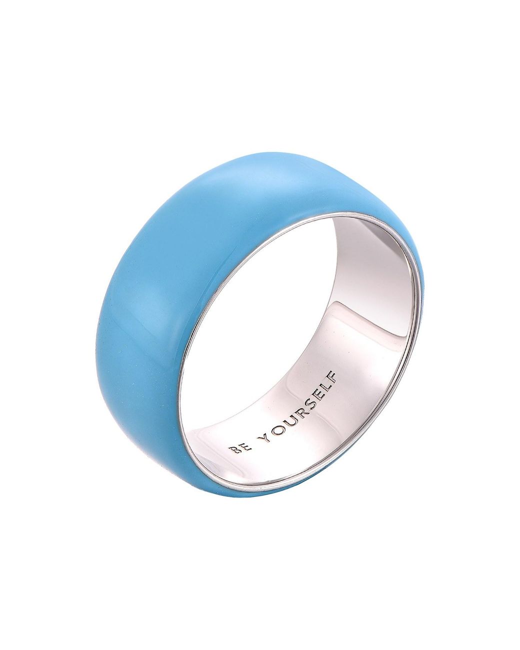 Pinnole Blue Celeste Thick Ring
