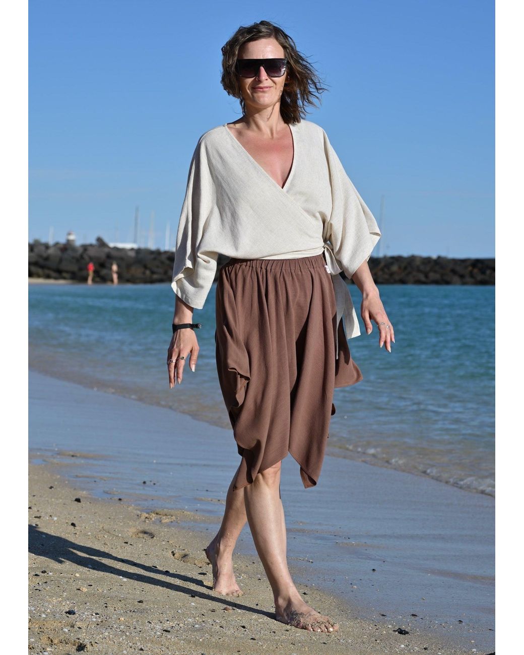 Frock Tales Brown Bay Mini Hanky Skirt