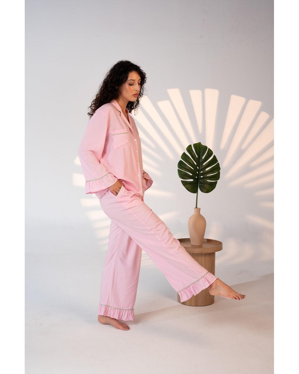 Carolina Benoit Pink Luxury Bamboo Pajama Set