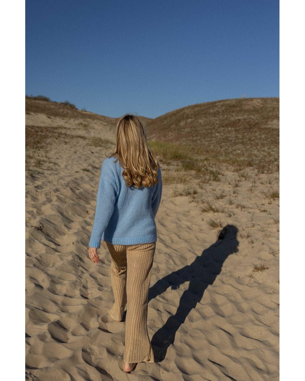 SALANIDA Blue Melody Mohair Cardigan Sky
