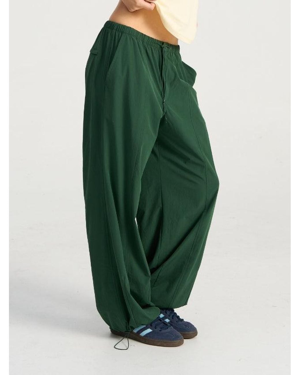 Bondi Active Green Parachute Pant