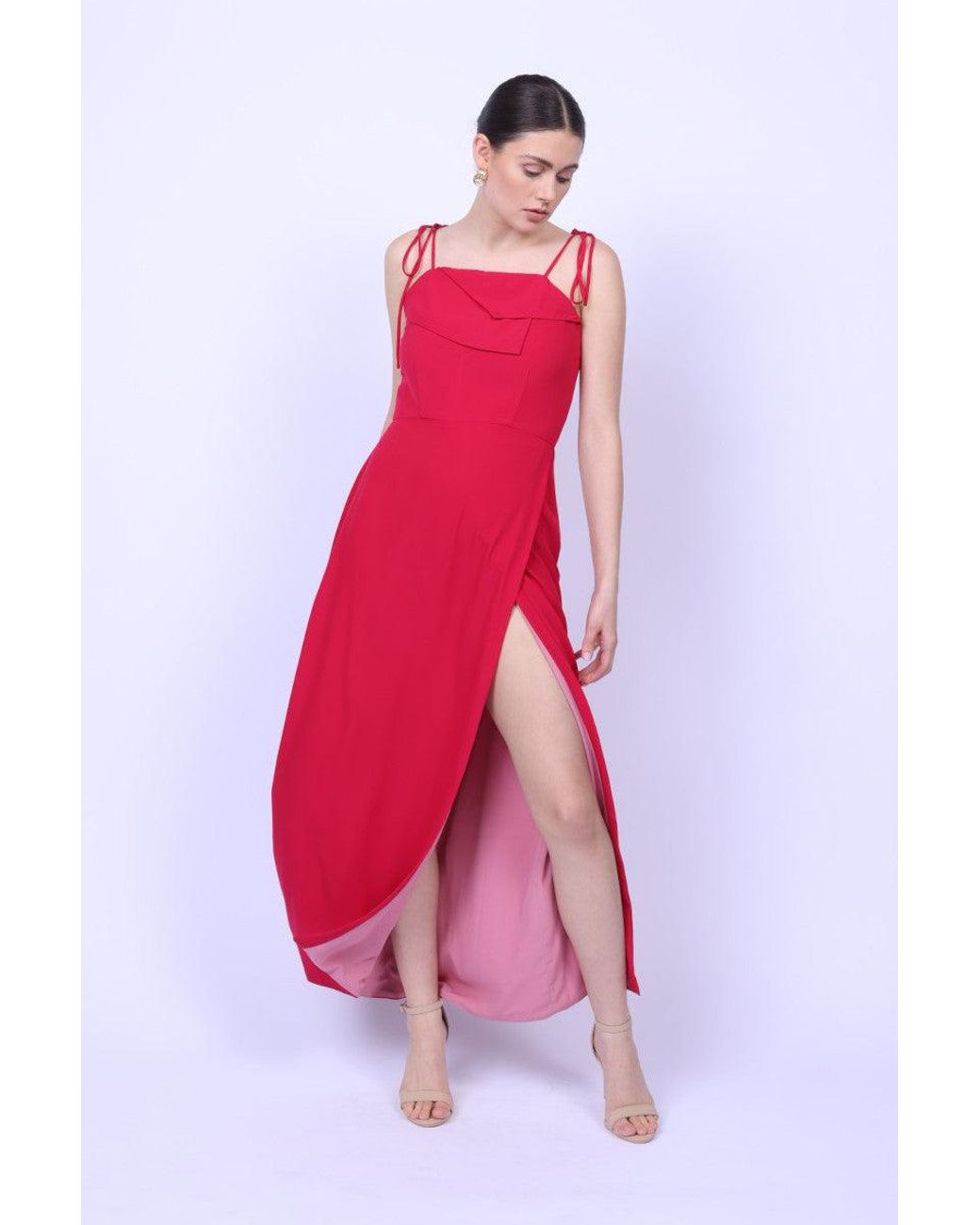 Mary Dickow Pink Subira Dress-Hot